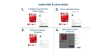 steps to take to sign up for a momentum carnivore subscription treats plan. go to the product page and select the subscribe and save box.