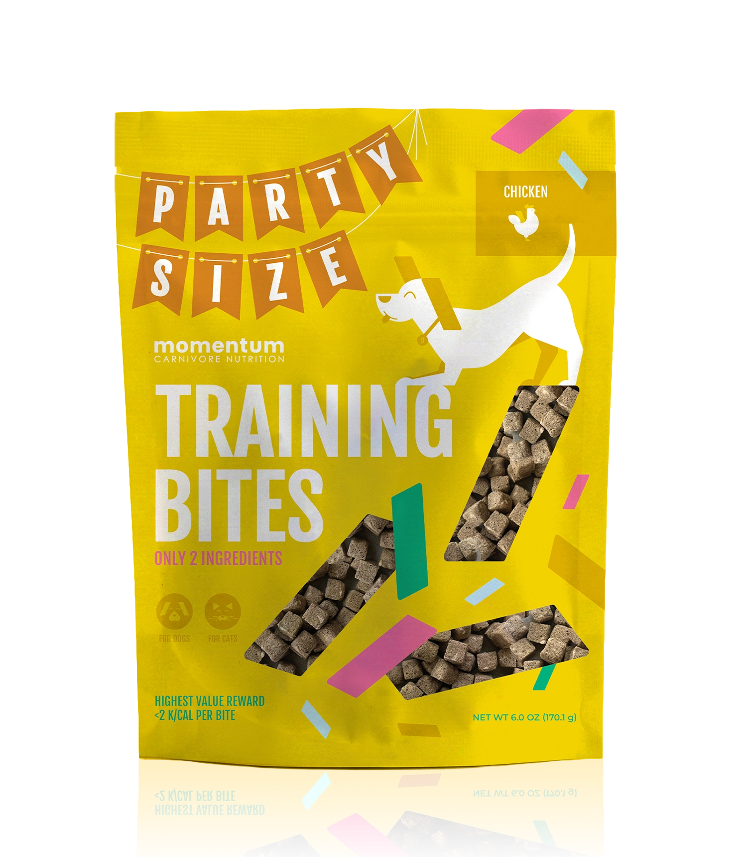 Party-Size Chicken Training Treats for Dogs & Cats (6 oz) – MomentumCN