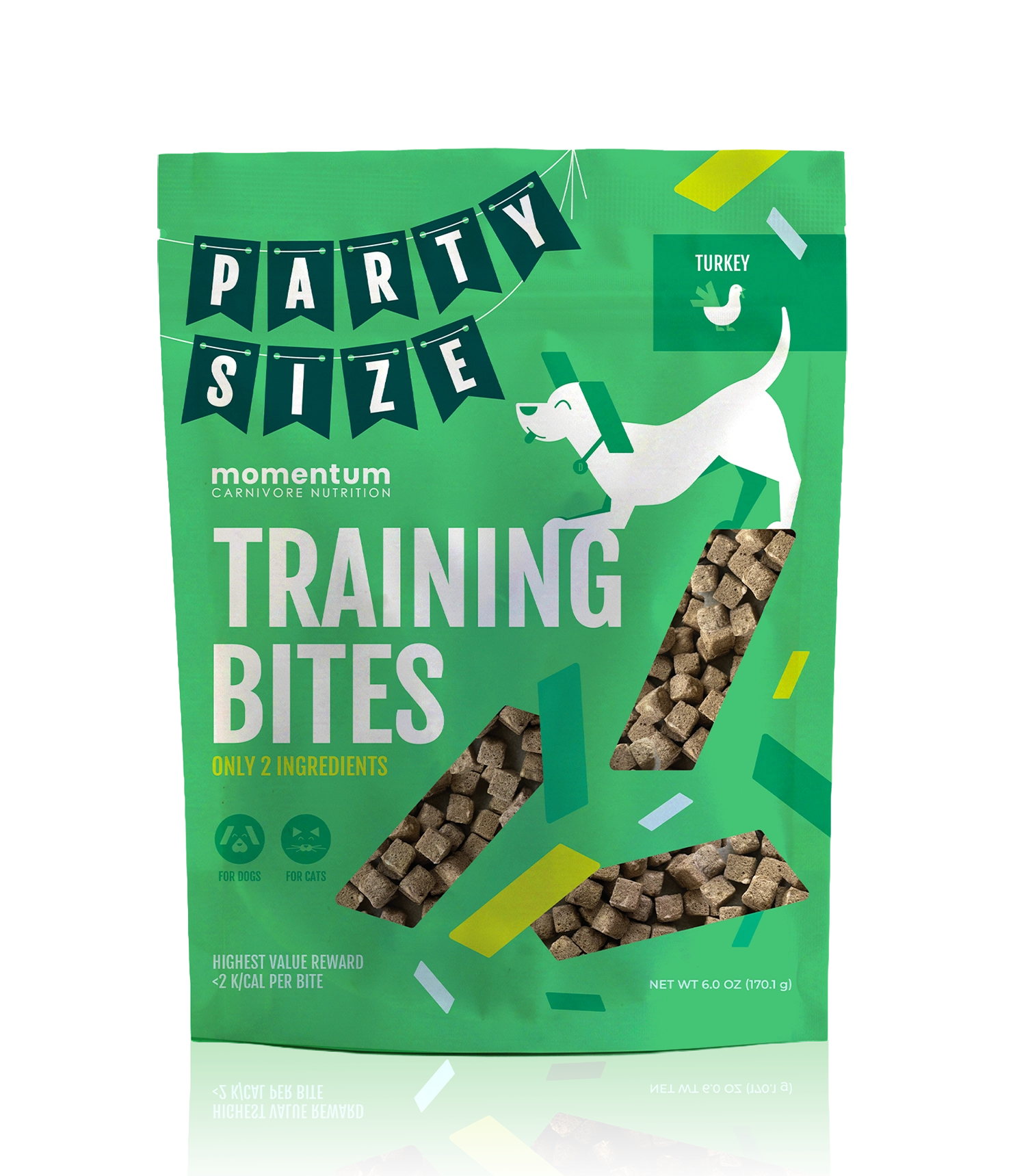 Party-Size Turkey Training Treats for Dogs & Cats (6 oz) – MomentumCN