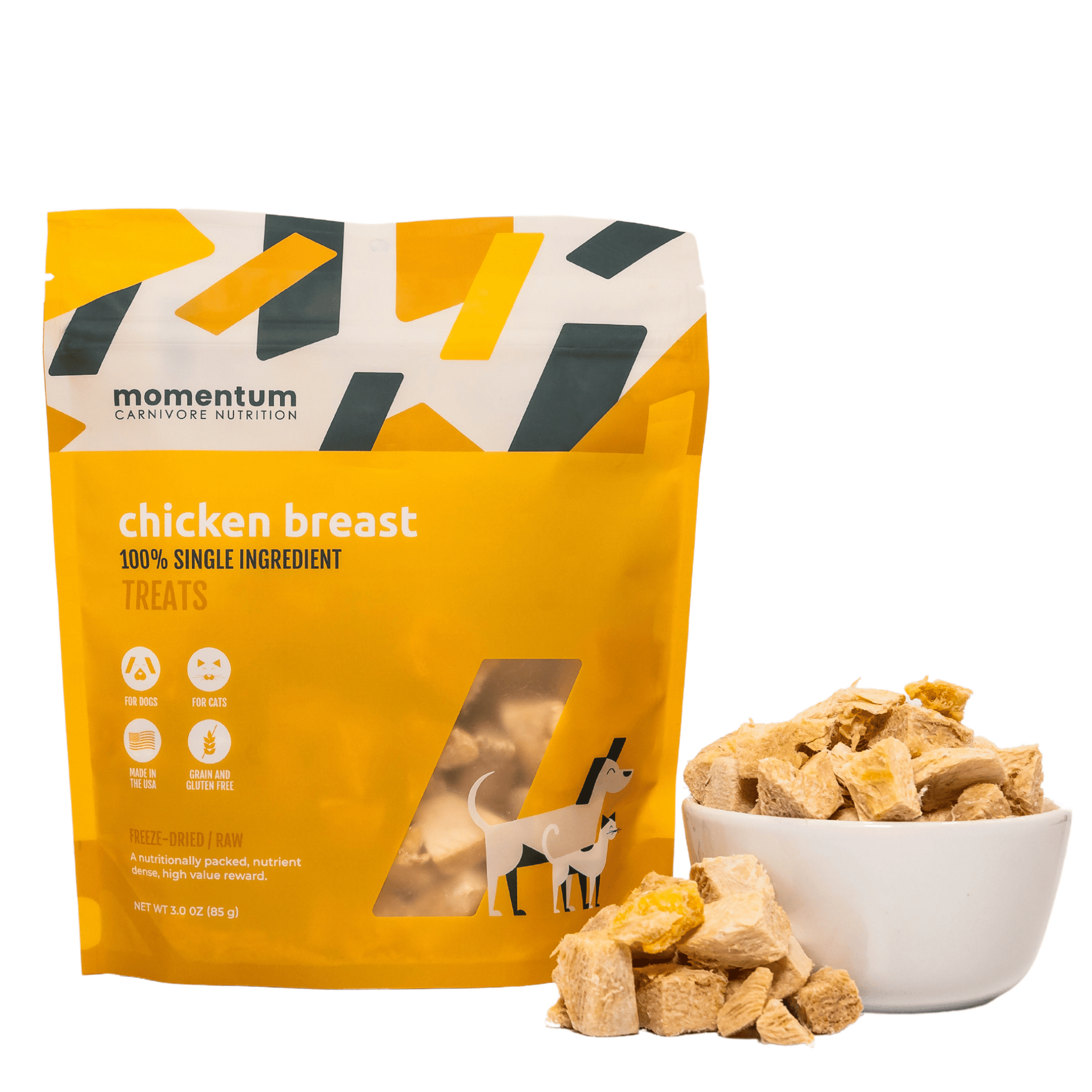 にゃんストマッタケア 3kg Freeze-Dried Chicken Breast Treats for Dogs & Cats | Momentum