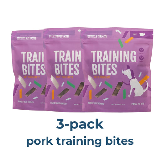 3-Pack Pork Training Bites Bundle