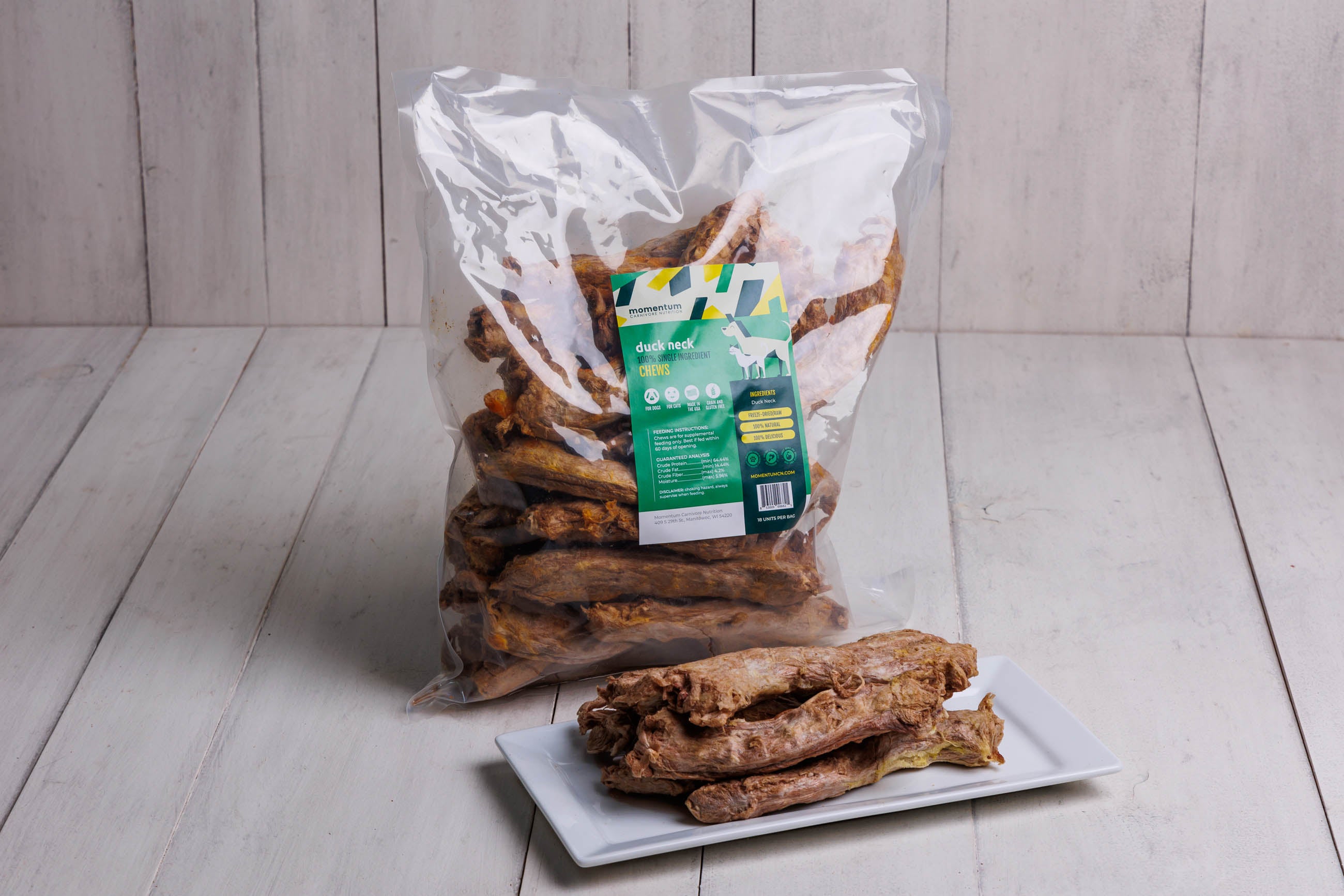 Freeze-Dried Duck Neck Chews for Dogs & Cats | Momentum – MomentumCN