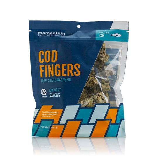 Air-Dried Single-Ingredient Cod Fingers Dog Chews