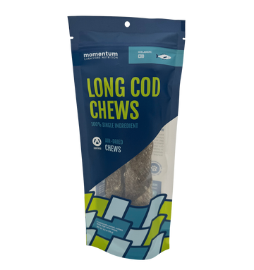 Air-Dried Single-Ingredient Long Cod Dog Chews 2-Pack