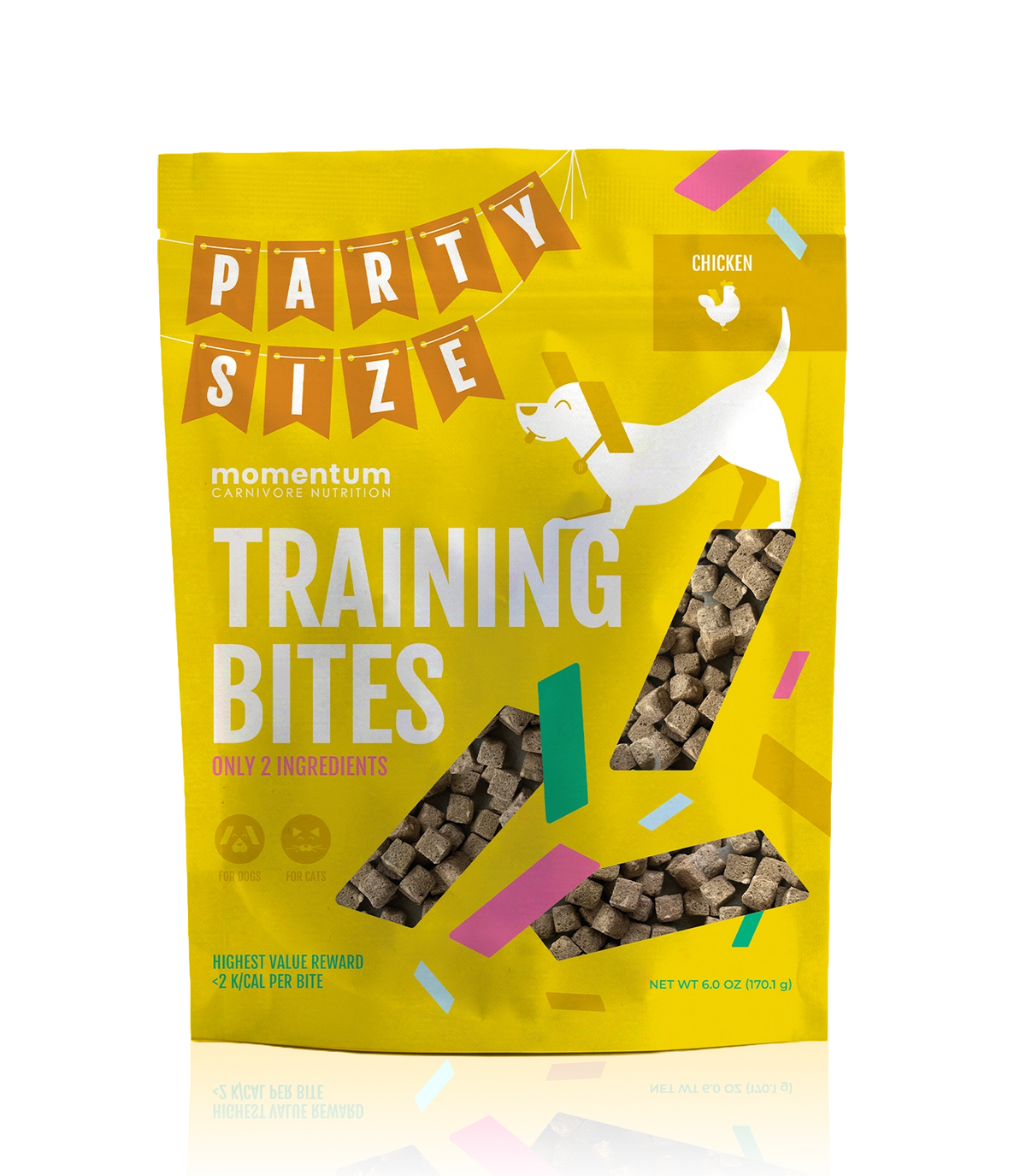 Party-Size Chicken Training Treats for Dogs & Cats (6 oz) – MomentumCN