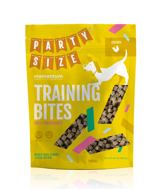 Party-Size Freeze-Dried Chicken Training Bites for Dogs & Cats | Limited Ingredient, High-Protein