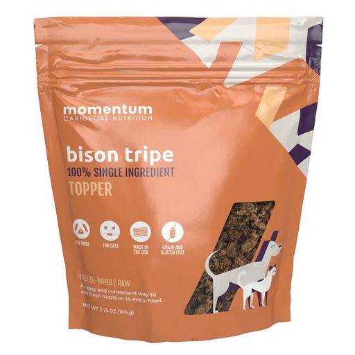 Grass Fed Bison Tripe Pet Food Topper MomentumCN